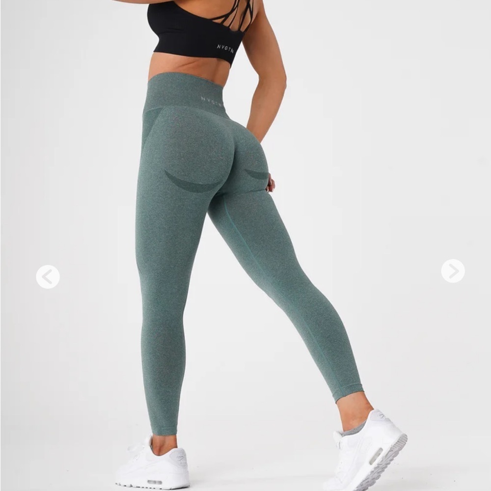 NVGTN Forest Green Contour Seamless Leggings - Picture 10 of 11